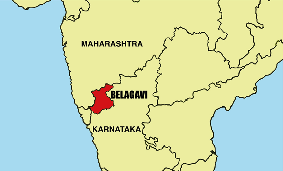 Belagavi on map